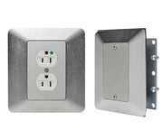 Electrical Receptacle and Blank Plate Outlet Accessory