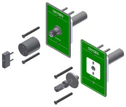 Outlet Locking Device: Ohmeda & DISS