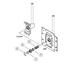 Outlet Repair Kit for Latch-Valve Assemblies and Back Body Assemblies