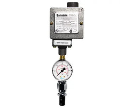 Pressure Switch With Gauge (Nitrogen and Multiple Medical Gas Applications)